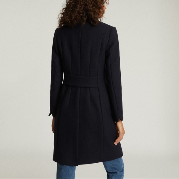 *New sizes* NWT REISS | Marcie Wool Blend Coat - Picture 8 of 13